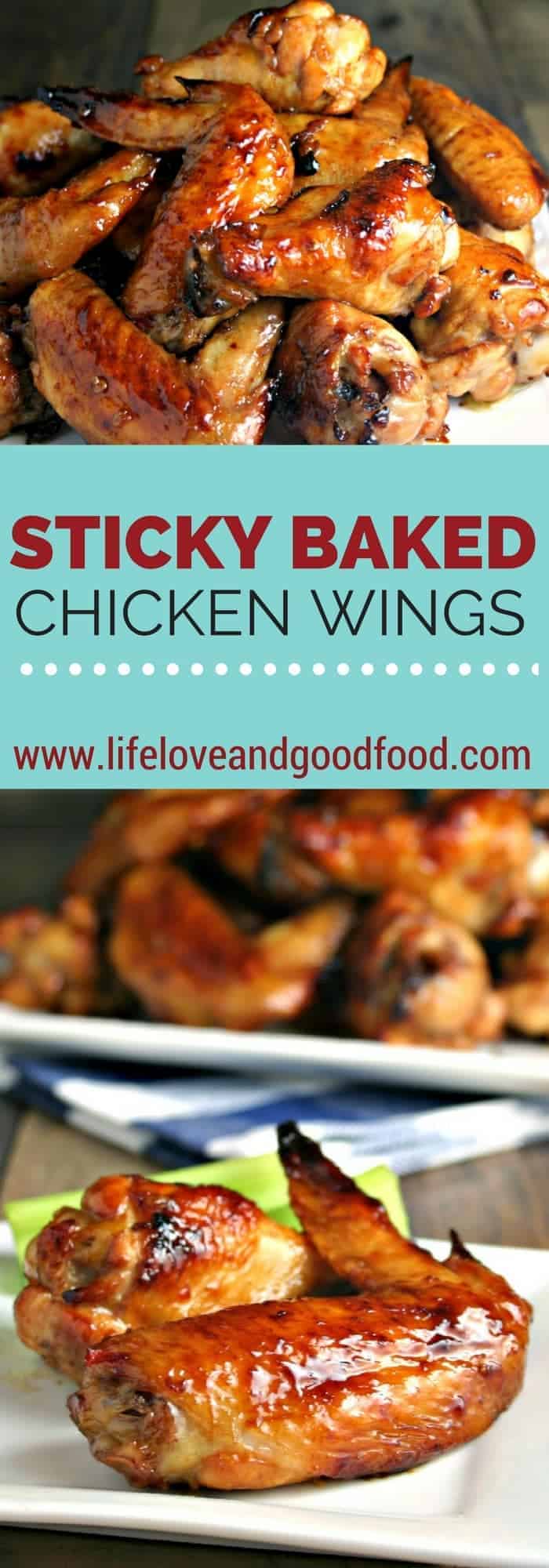 Sticky Baked Chicken Wings - Life, Love, and Good Food