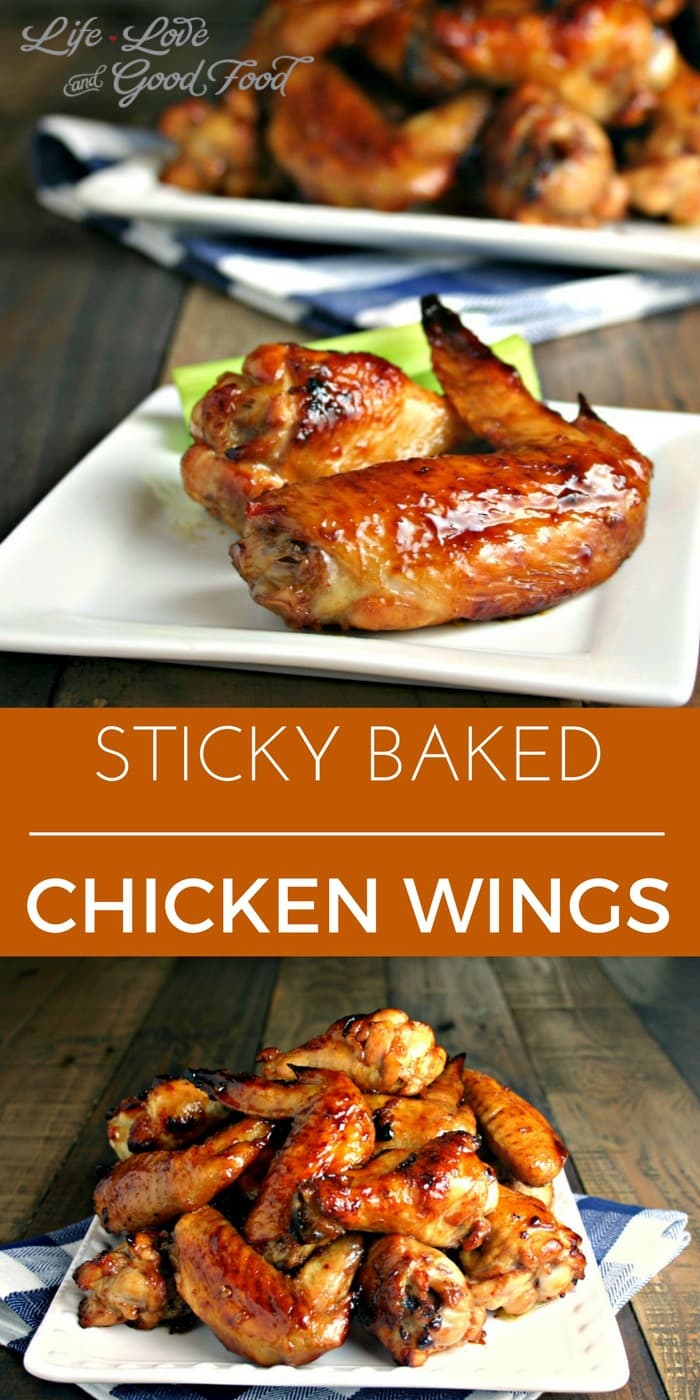Sticky Baked Chicken Wings - Life, Love, and Good Food
