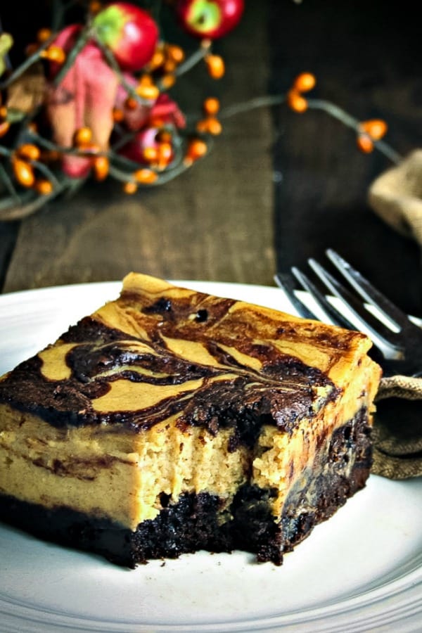 Pumpkin Cheesecake Brownies | Life, Love, and Good Food