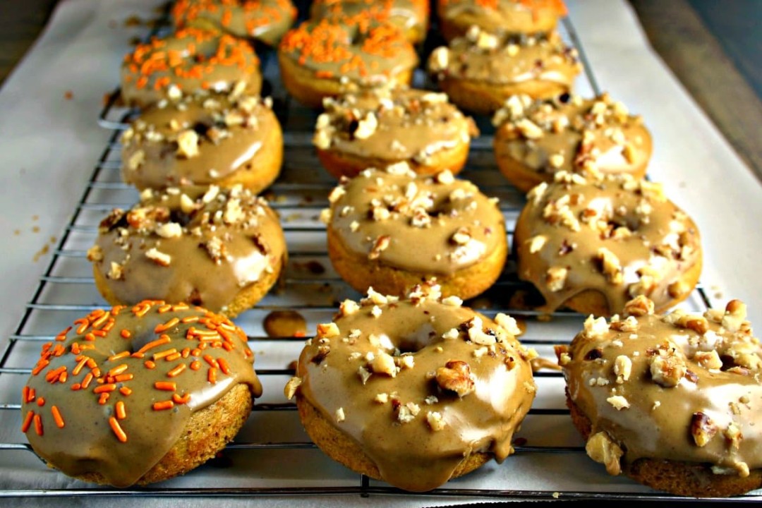 Pumpkin Donuts with Molasses Glaze Life, Love, and Good Food