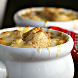 A bowl of French Onion Soup