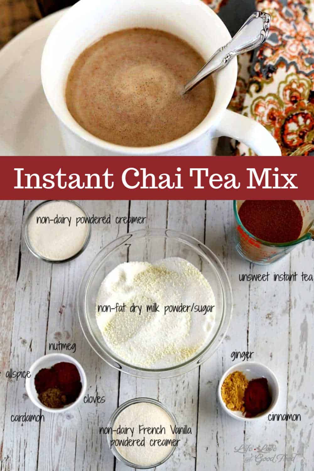 Chai Tea Mix — just add water! Life, Love, and Good Food