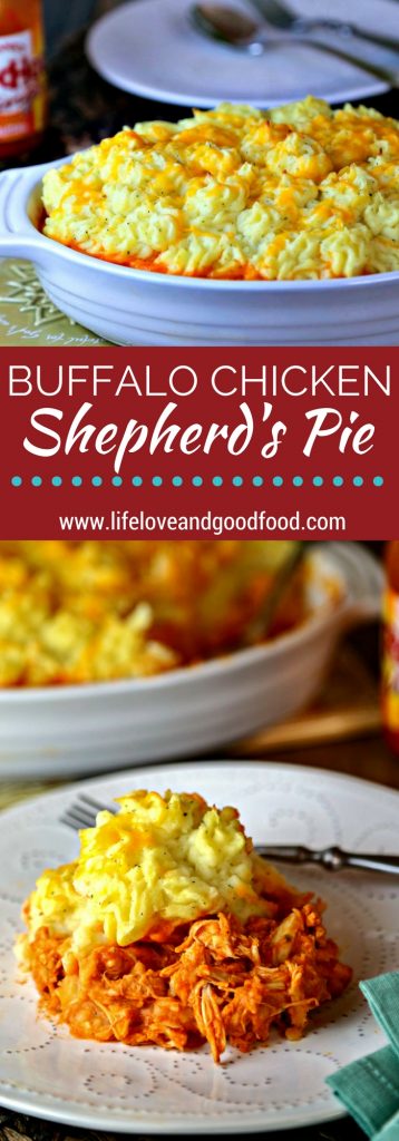 A plate of Buffalo Chicken Shepherd's pie