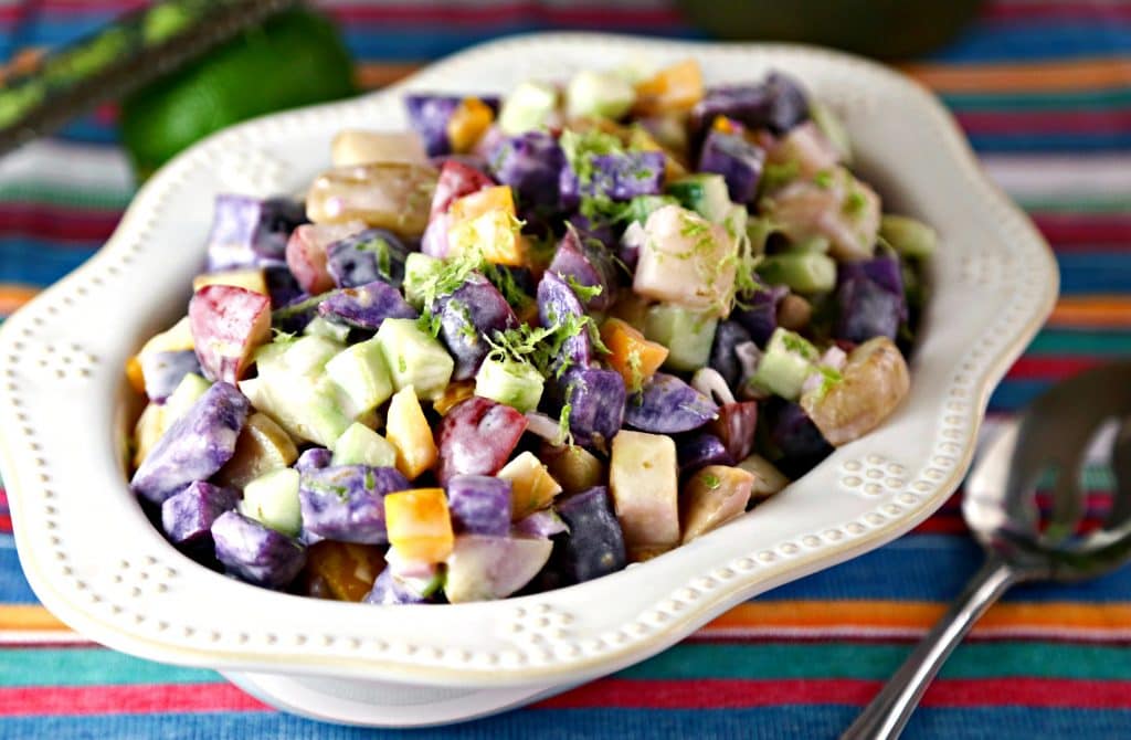 Rainbow Lime Potato Salad | Life, Love, and Good Food