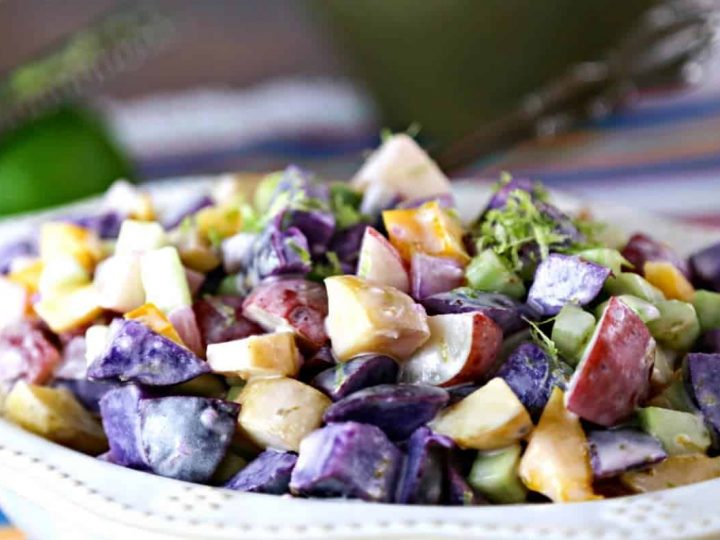Tri-Color Lime Potato Salad | Life, Love, and Good Food