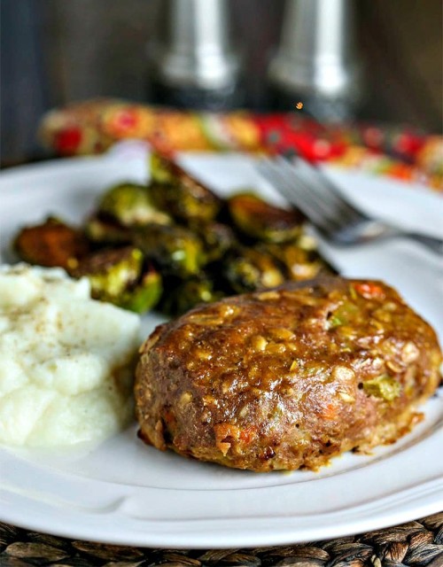 Turkey Mini Meat Loaf with Honey Dijon Glaze Life, Love, and Good Food
