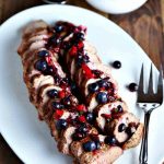 Grilled Pork Tenderloin with Blueberry Salsa | Life, Love, and Good Food