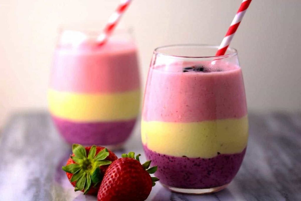 Tropical Layered Smoothie | Life, Love, and Good Food