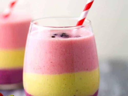 Tropical Layered Smoothie - Life, Love, and Good Food