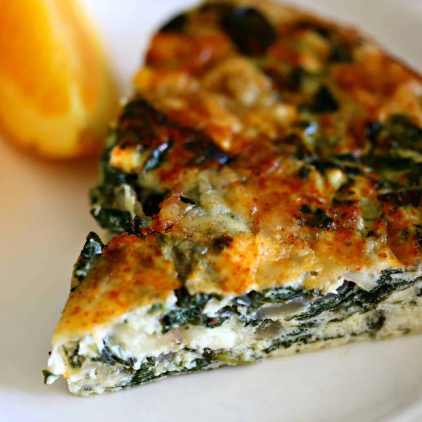 Crustless Spinach Quiche Life Love And Good Food