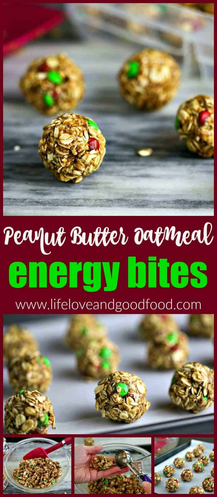 Peanut Butter Oatmeal Energy Bites. Satisfy your cookie craving with these tasty no-guilt, no-bake energy bites sweetened with honey.