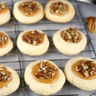 Caramel Pecan Thumbprint Cookies | Life, Love, and Good Food