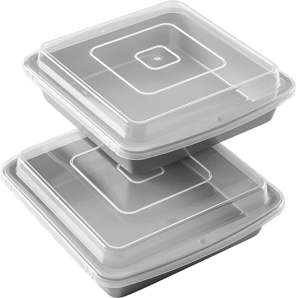 8-inch square baking pan with lid