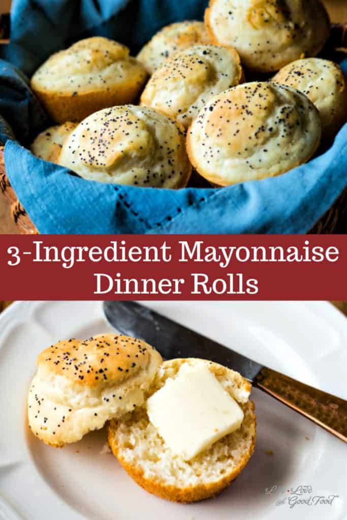 Quick 3-Ingredient Dinner Rolls - Life, Love, and Good Food