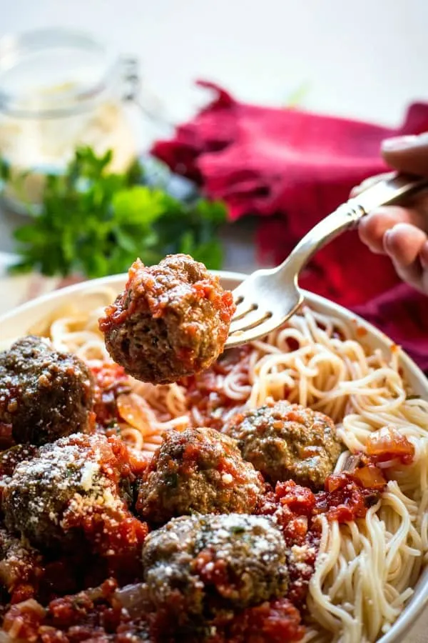 Saucy Spaghetti And Meatballs Life Love And Good Food