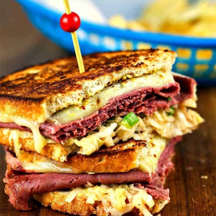 Super Coleslaw Reuben Sandwiches | Life, Love, and Good Food