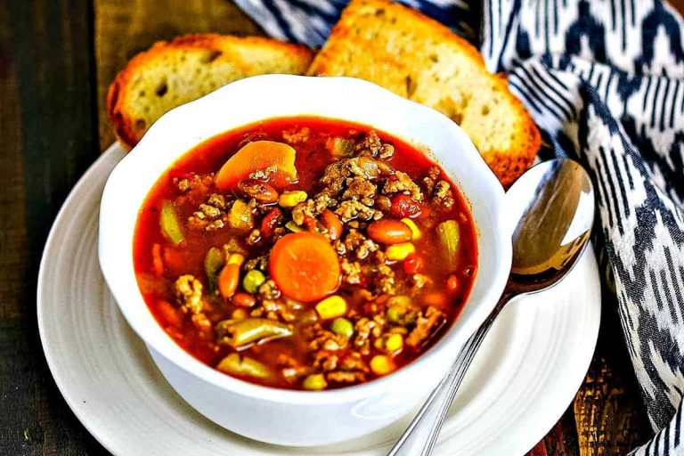 30-Minute Beefy Vegetable Soup