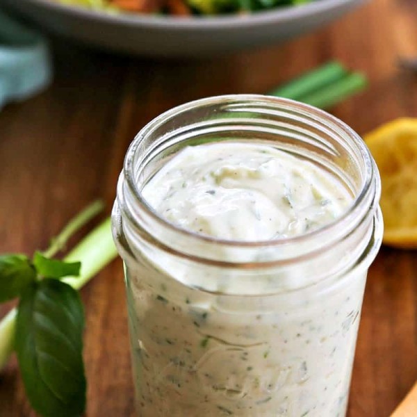 Basil Buttermilk Dressing - Life, Love, and Good Food