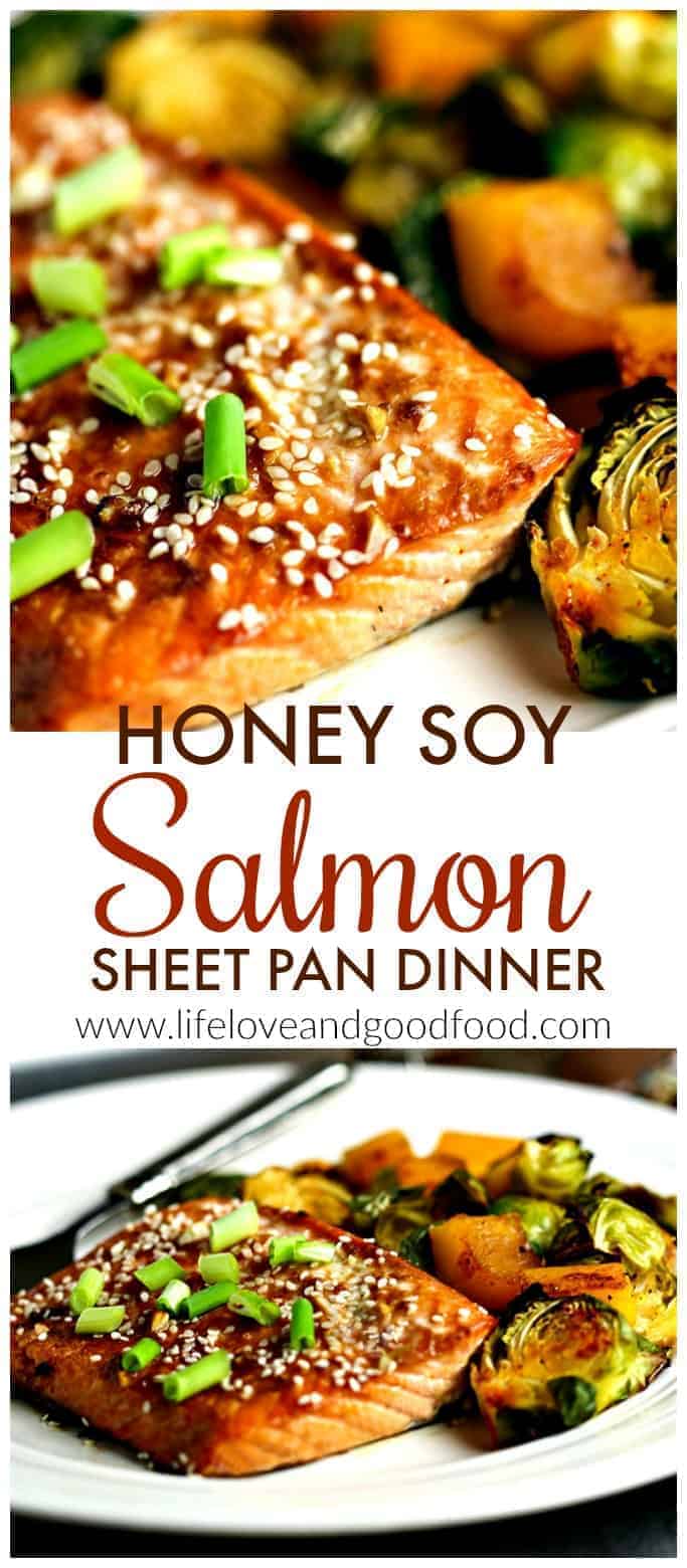 Honey Soy Salmon Sheet Pan Dinner - Life, Love, and Good Food