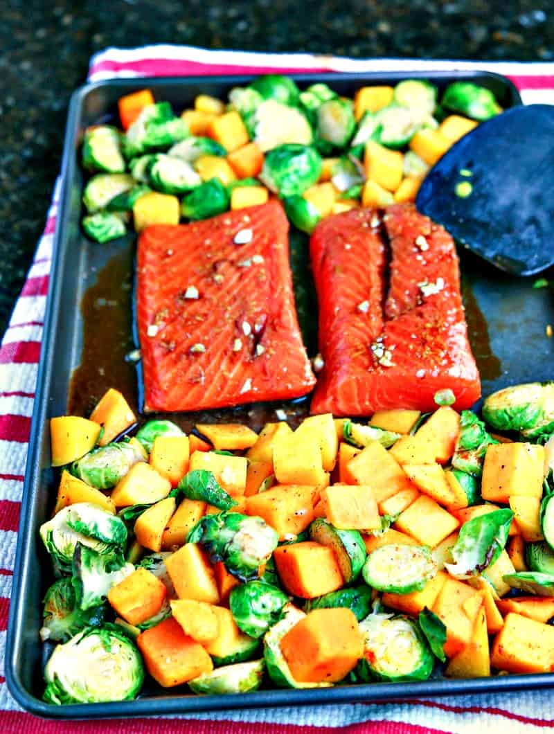 Honey Soy Salmon Sheet Pan Dinner