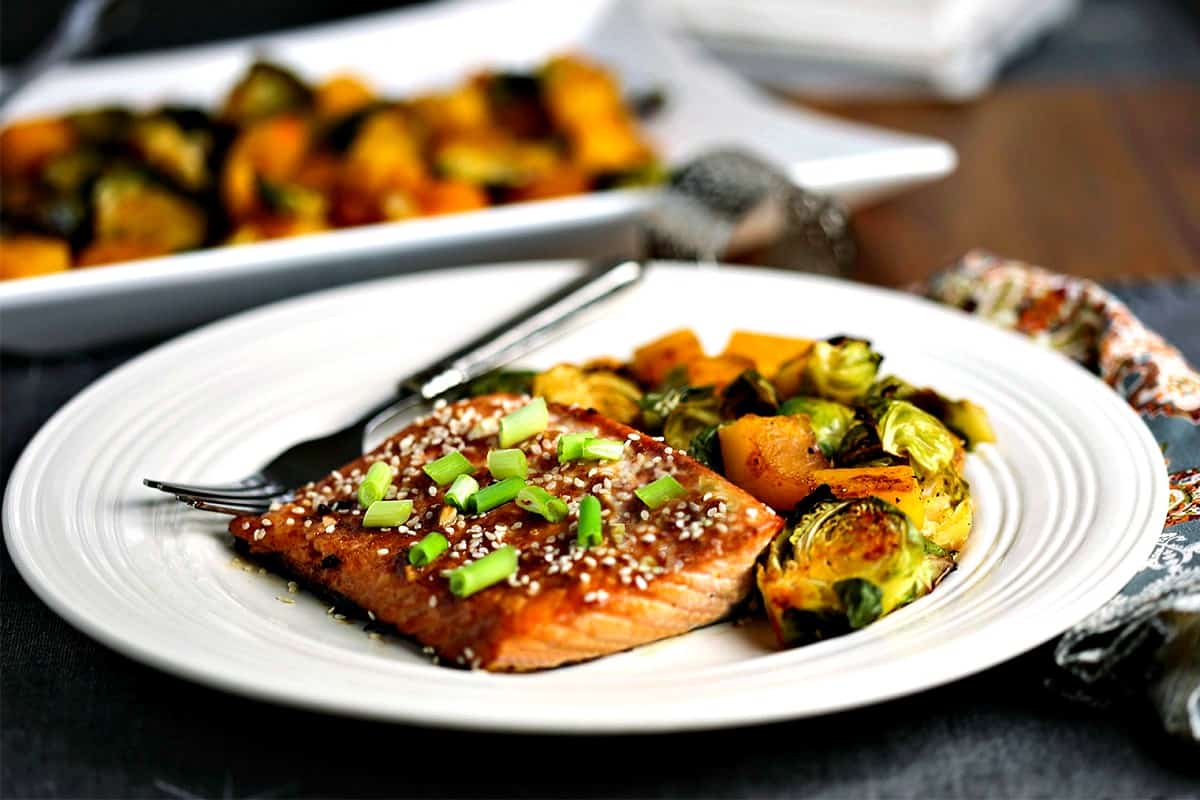 Honey Soy Salmon Sheet Pan Dinner | Life, Love, and Good Food