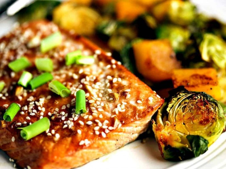 Honey Soy Salmon Sheet Pan Dinner | Life, Love, and Good Food