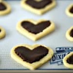 Sweetheart Cookies unbaked cookies on slipmat