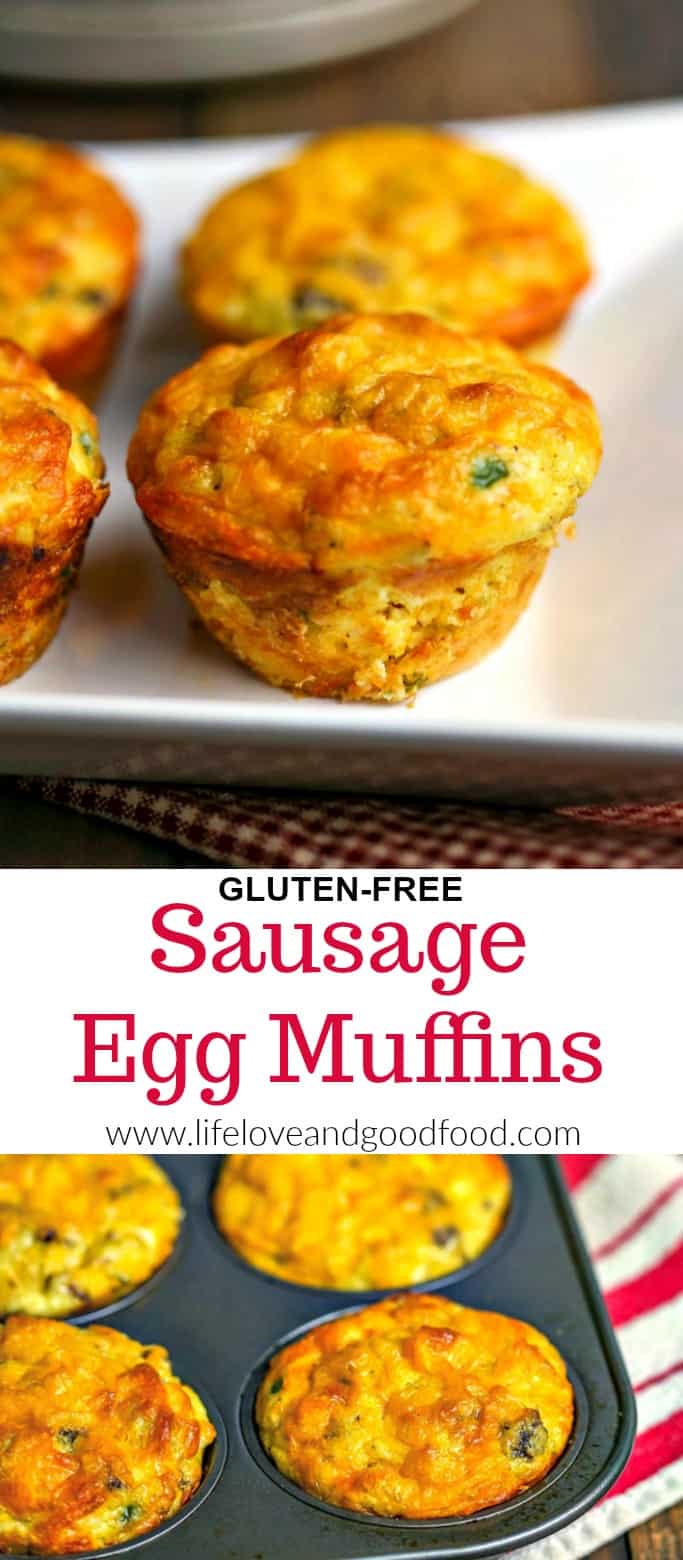 Make Ahead Gluten-Free Sausage Egg Muffins - Life, Love, and Good Food