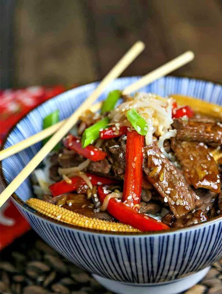 Easy Korean Beef Stir Fry - Life, Love, and Good Food