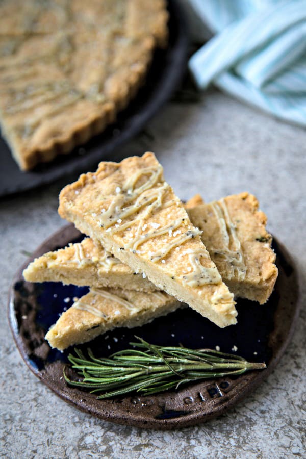 A wedge of shortbread