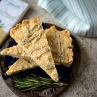 Rosemary and Sea Salt White Chocolate Shortbread | Life, Love, and Good Food