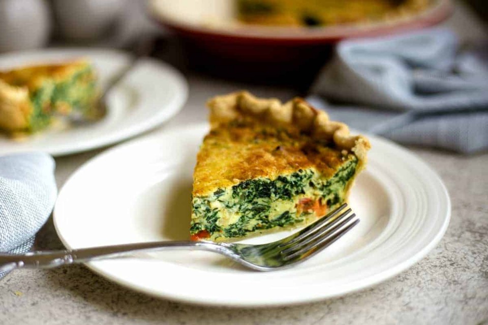 Spinach Quiche for Brunch or Dinner! - Life, Love, and Good Food