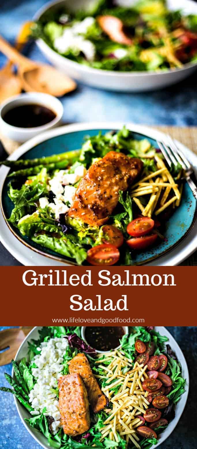 BRAVO Copycat Grilled Salmon Salad - Life, Love, and Good Food