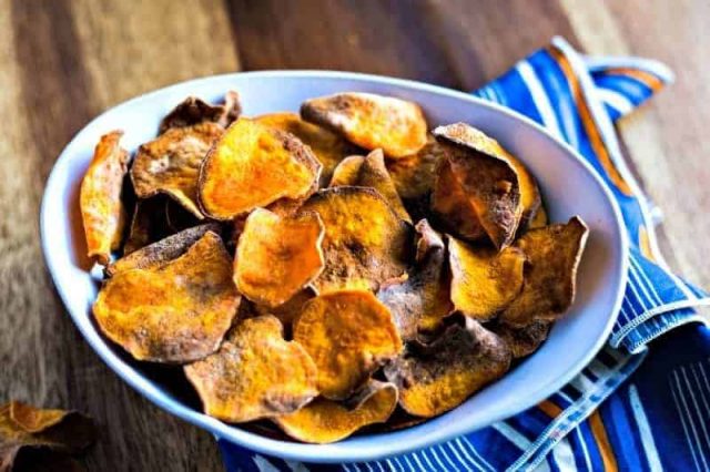 Air Fryer Sweet Potato Chips - Life, Love, and Good Food