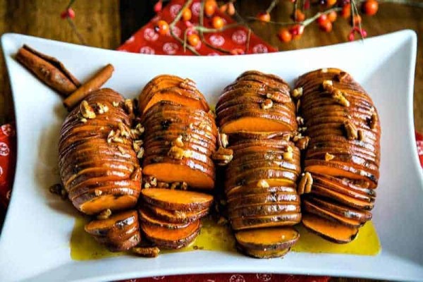 Hasselback Sweet Potatoes - Life, Love, And Good Food