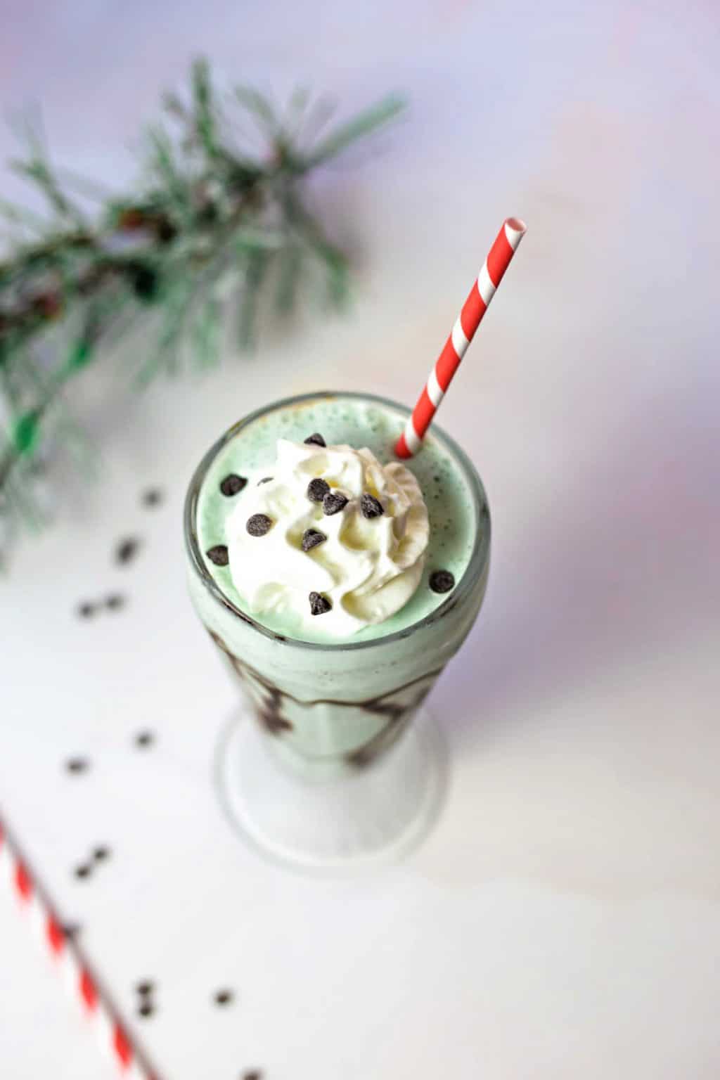 Mint Chocolate Chip Milkshake bend