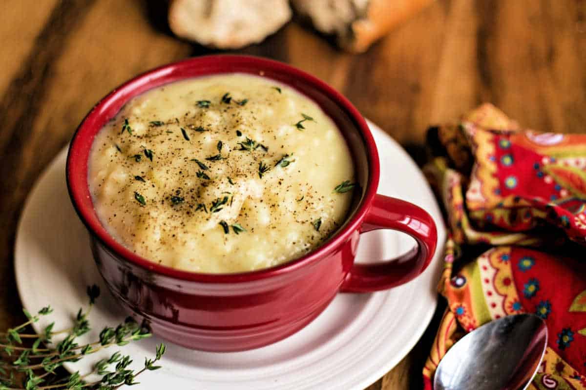 Old Fashioned Potato Soup Lightened Up Version Life Love And Good Food   Old Fashioned Potato Soup New2p 