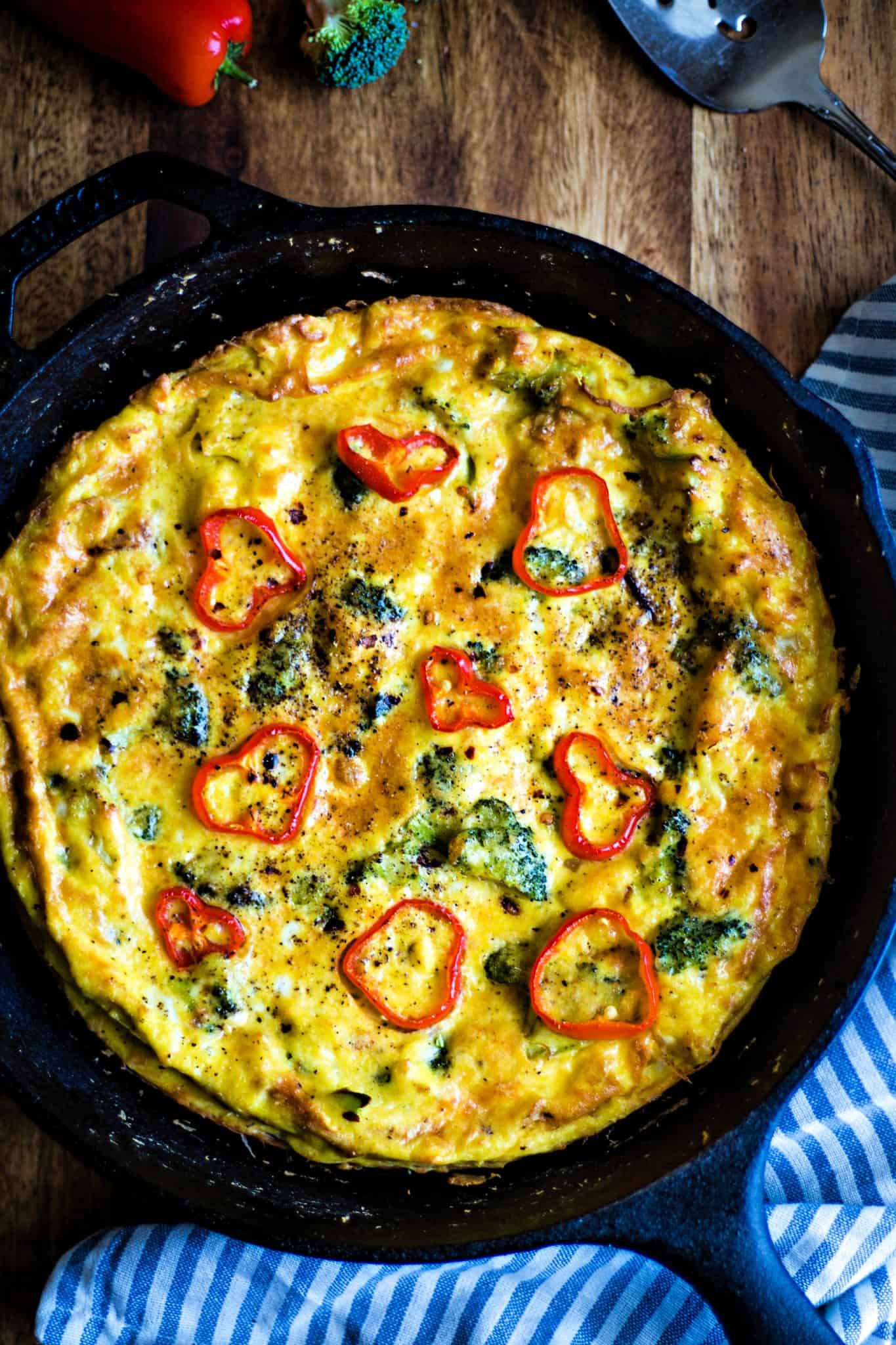 Quick and Easy Broccoli Frittata | Life, Love, and Good Food