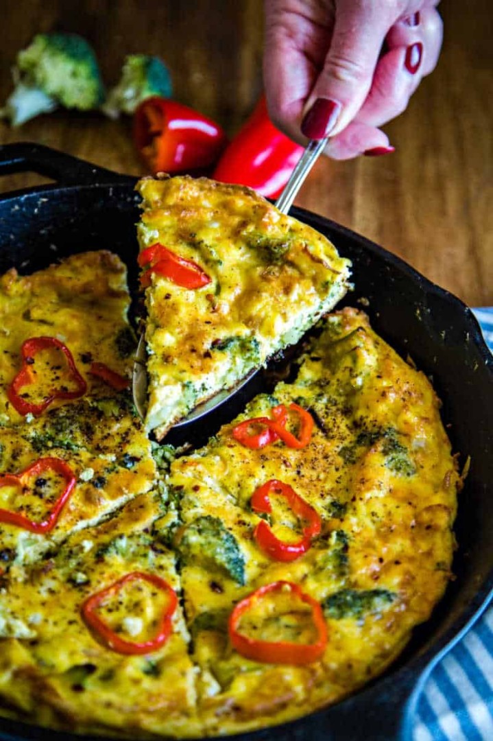 Quick And Easy Broccoli Frittata Life Love And Good Food