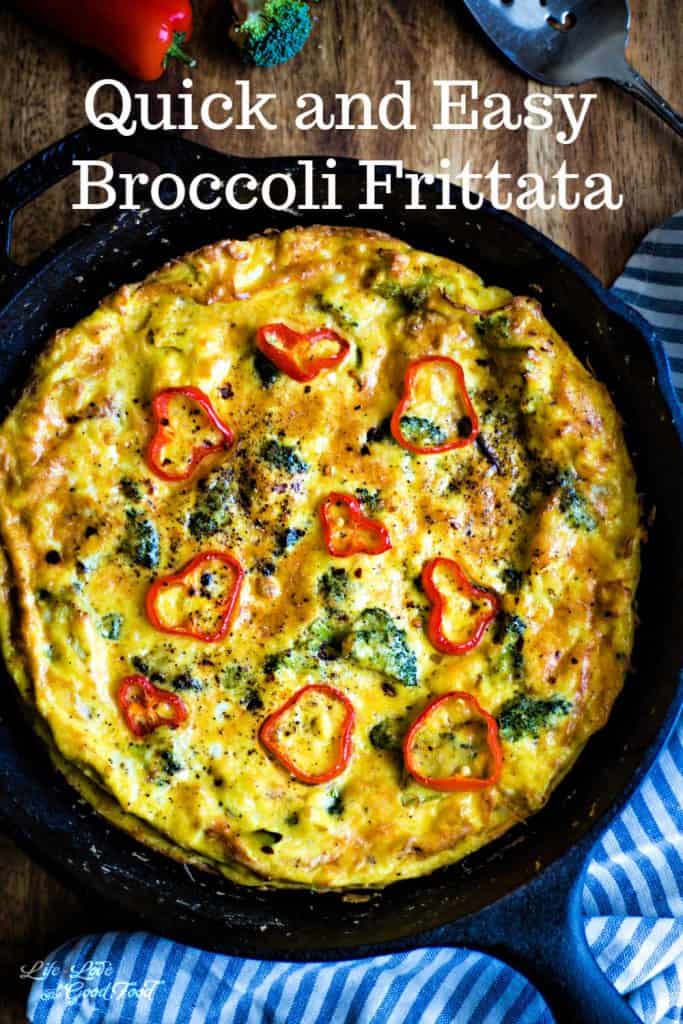 Broccoli Frittata - Life, Love, And Good Food