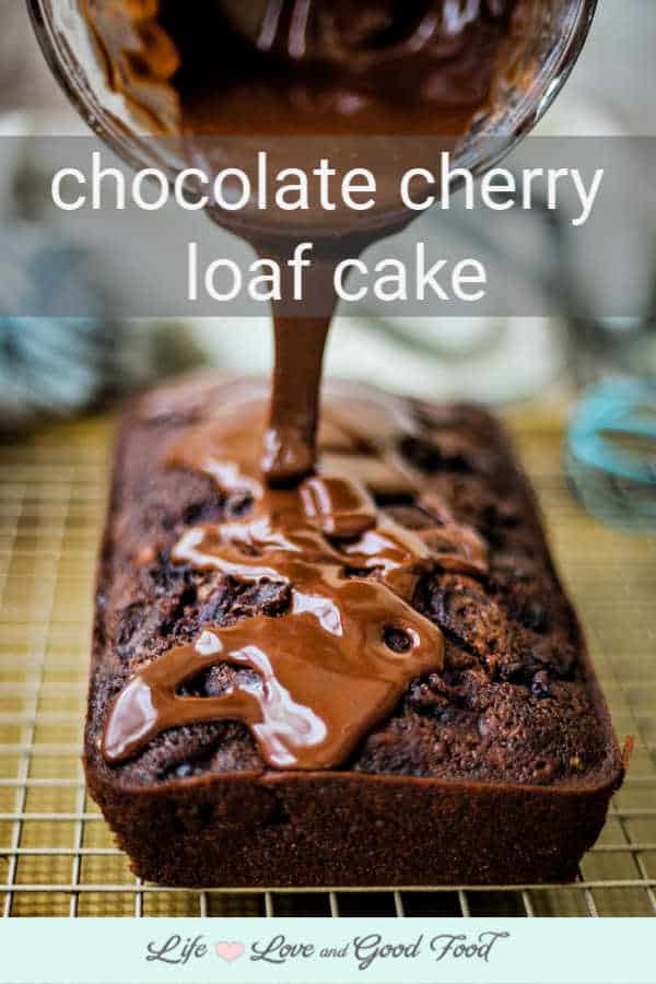 DairyFree Chocolate Cherry Loaf Cake Life, Love, and
