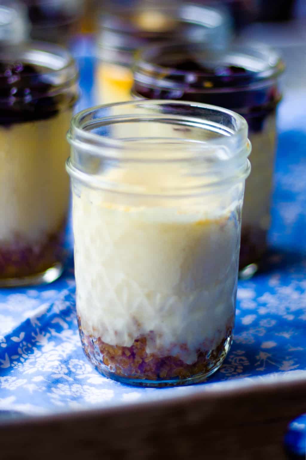 cheesecake in a jar without topping