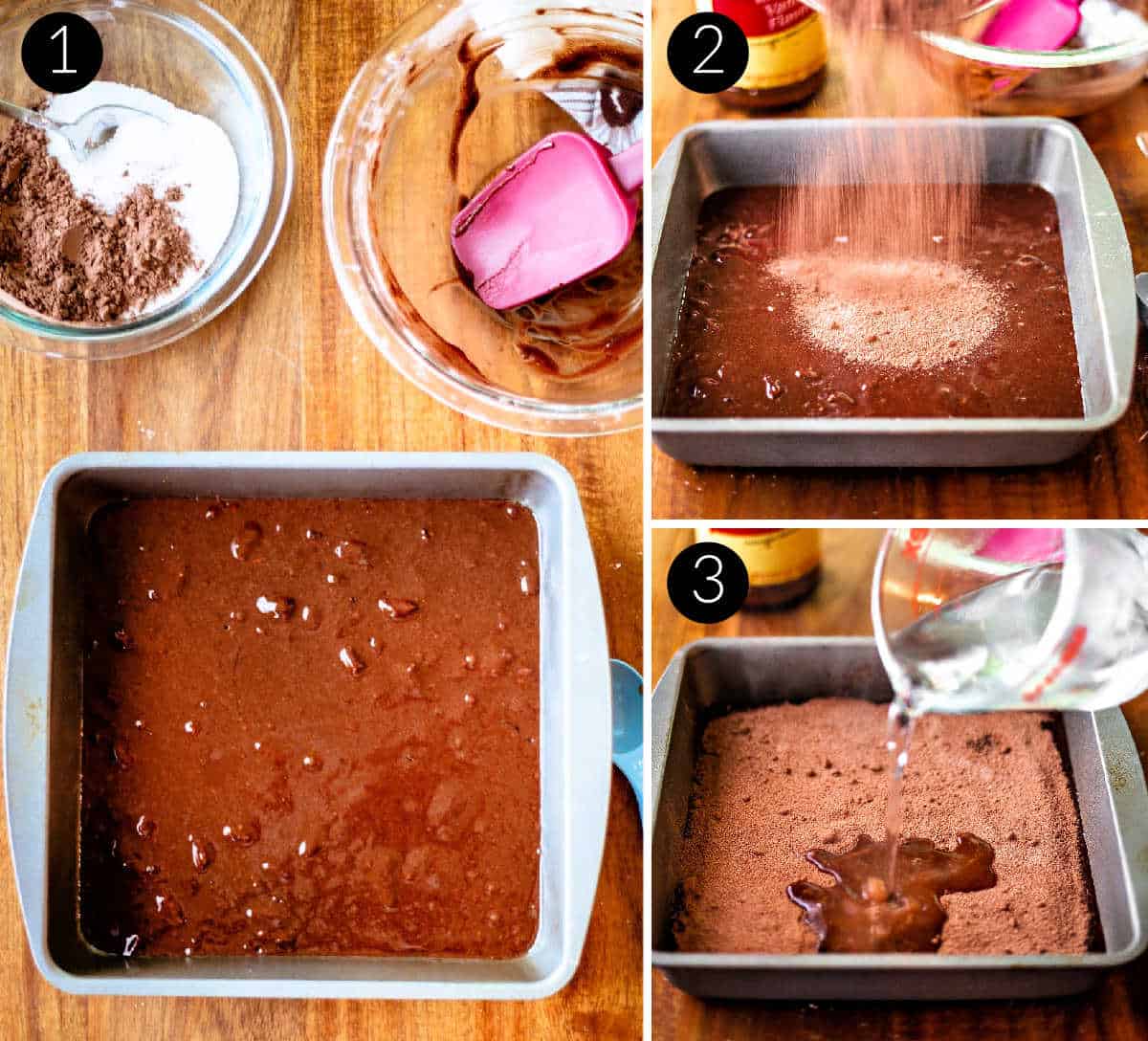 process for making chocolate pudding cake