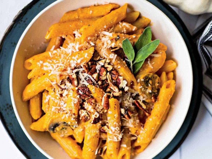 Pumpkin Pasta Sauce With Mushrooms And Sage Life Love And Good Food