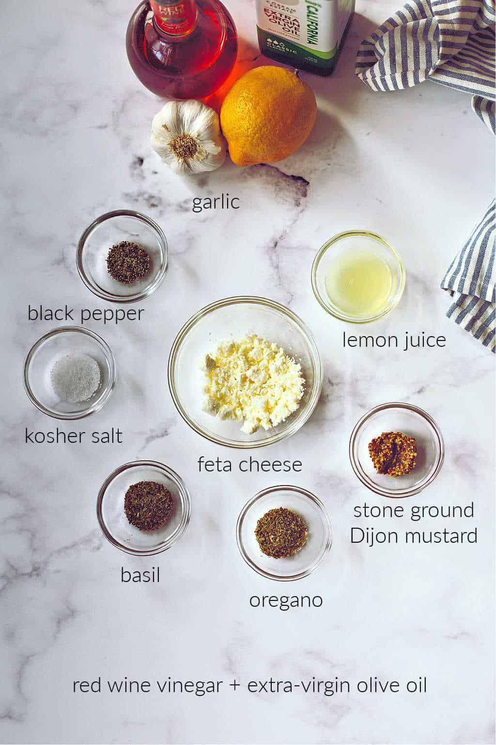 ingredients for greek salad dressing