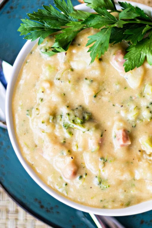 Italian-style Potato Broccoli Cheese Soup - Life, Love, and Good Food