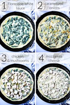 Homemade Chicken Florentine Pizza - Life, Love, And Good Food