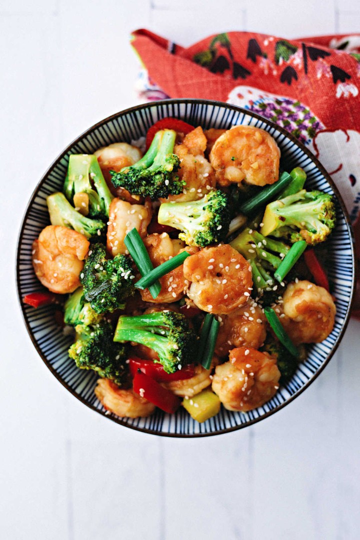 Forget Chinese Take-Out! EASY Shrimp Broccoli Stir Fry