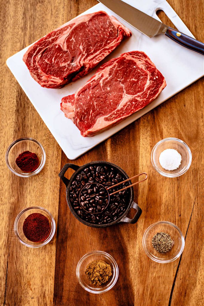 Coffee Rubbed Ribeye Steak Life, Love, and Good Food