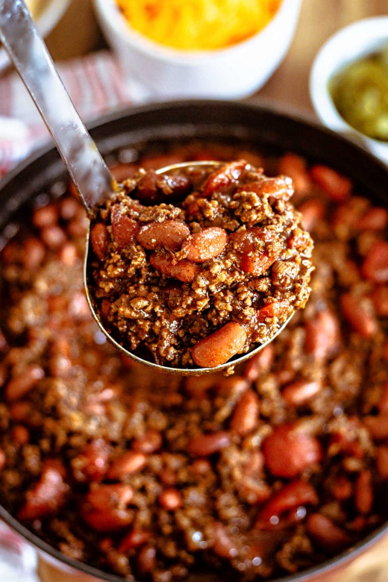Easy Ground Beef Chili - Life, Love, and Good Food
